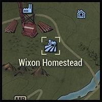Wixon Homestead - Map Location