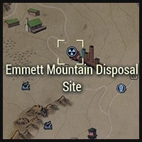 Emmett Mountain Disposal Site - Map Location