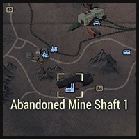 Abandoned Mine Shaft 1 - Map Location
