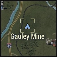 Gauley Mine - Map Location