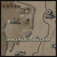 Seneca Rocks Visitor's Center - Map Location