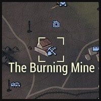 The Burning Mine - Map Location