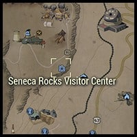 Seneca Rocks Visitor's center - Map Location