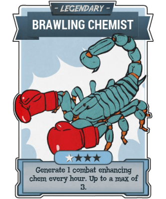 Brawling Chemist - Legendary Perk Card