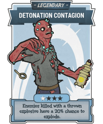 Detonation Contagion - Legendary Perk Card
