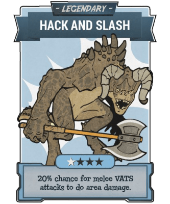 Hack and Slash - Legendary Perk Card