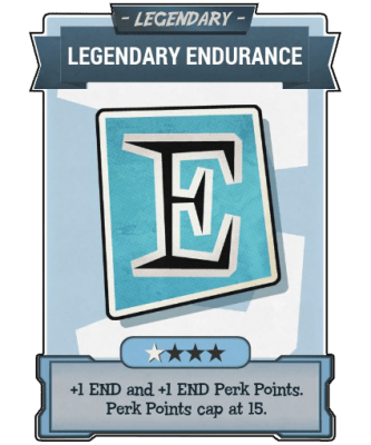 Legendary Endurance - Legendary Perk Card