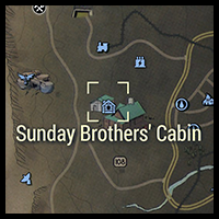 Sunday Brother's Cabin Map Location - Fallout 76 Ceramic